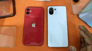 iPhone 11 vs mi 11 lite ne 5G 2022 | #phone #tech