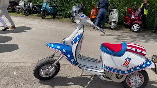 Fantastic Day  in Todmorden West Yorkshire , The Home Of Todrophenia . Best Scooter Rally In Ages