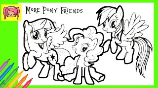 Coloring My Little Pony Coloring Page,Rainbow Dash,Twilight Sparkle