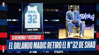 Discurso COMPLETO de SHAQ con SUBTÍTULOS en ESPAÑOL | Retiro de camiseta -