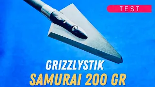 GRIZZLYSTIK SAMURAI 200 gr Broadhead Test