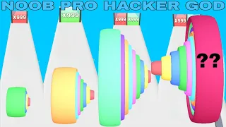 NOOB vs PRO vs HACKER vs GOD in Circle to Circle