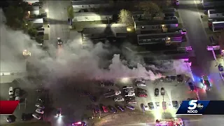 Authorities investigate cause of fire at car dealership in southeast OKC