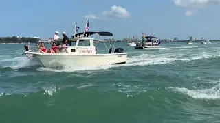 Trump boat parade 5/4/24 Clearwater Beach, FL through Sand Key, Belleair, Largo, Indian Rocks Beach!