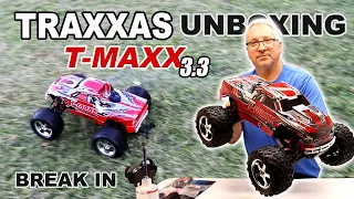Traxxas T Maxx unboxing and break in step by step