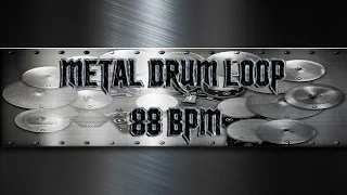 Modern Metal Drum Loop 88 BPM (HQ,HD)