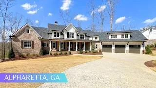 Luxury New Construction with Home Theatre FOR SALE North of Atlanta | 5 BEDS | 6+ BATHS | 8,647 SQFT