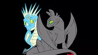 How To Train Your Dragon: Toothless x Stormfly [Sing Me To Sleep]