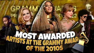 Most Awarded Artists At the Grammy Awards Of The 2010s | Hollywood Time | Beyonce, Adele, Kendrick..