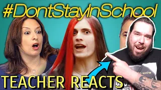 "DON'T STAY IN SCHOOL" by Boyinaband  Teacher Reacts to Parents Reacting