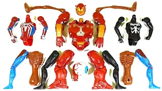 Assemble Toys ~ Spider-Man , IronBuster Vs Miles Morales And Sirenhead ~ Avengers Marvel Toys