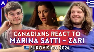 CANADIANS REACT: Marina Satti - Zari (Greece Eurovision 2024) | AMESC