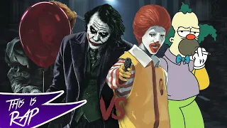 Joker vs Pennywise vs Ronald vs Krusty ║ Batalla de Rap de Payasos ║ This is Brayan