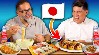 Mexican Dads Try Japanese Food!