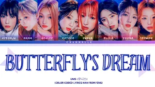 UNIS (유니스) -"Butterfly's Dream" (UNIS ver.) Color Coded Lyrics (Han/Rom/Eng)