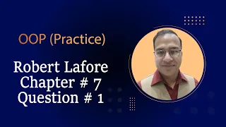 OOP Practice, Chapter 7, Question 1 - Object Oriented Programming using C++ [Urdu/Hindi]