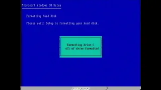 Windows 98 SE realtime installation (NTSC-RS)