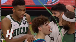 Giannis & LaMelo Ball Swap Jerseys After The Game