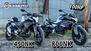 2024 CFMOTO 800NK & 450NK Assembly & 1st Ride & Impressions Review