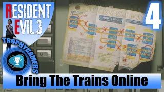 Resident Evil 3 Remake - Bring The Trains Online in the Subway Office Gameplay Walkthrough Part 4