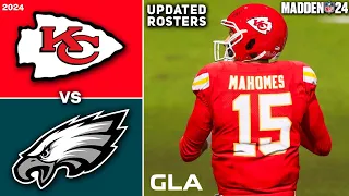 Chiefs vs. Eagles | Saquon Barkley , Marquise Brown Free Agency 2024 - 2025 Rosters | Madden 24 PS5