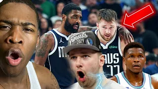 LUKA & KYRIE GREATEST DUO EVER🔥😂 #3 Timberwolves vs #5 Mavs Game 5 *REACTION* CELTICS NOT READY!!!