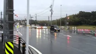 Original: The end of the 2014 Suzuka GP - Jules Bianchi crash - ambulance with police escort