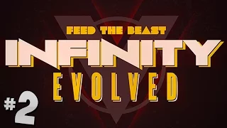 FTB Infinity Evolved - Ep.2 - Really Expensive Iron Armour!