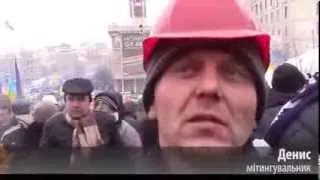 Майдан после ночных столкновений с силовиками
