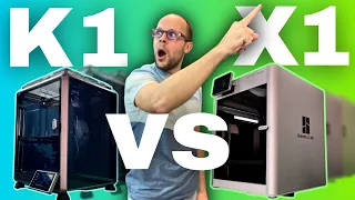 Printer VS Printer - Creality K1 faces off against the Bambu X1C at HIGH SPEED - Who Wins?
