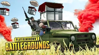 ОХОТА ЗА АИРДРОПОМ! УГНАЛ АИДРОП НА УАЗИКЕ В PLAYERUNKNOWN'S BATTLEGROUNDS - ПРИКОЛЫ