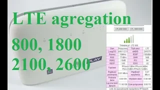 How to agregate LTE Bands, 800, 1800, 2100, 2600 - boost broadband speed