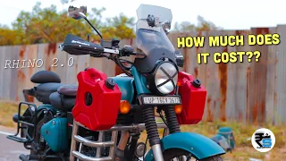 Ladakh 2023 | How to Modify Classic 350 | GPS Mount | Jerry Cans | Modification Cost | #RudraShoots