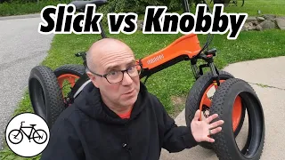 Slick vs Knobby tires | What are the right tires for your ebike?