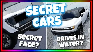 Cars With Secrets In Greenville Roblox!