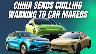 China warns a huge oversupply of EVs is about to spark an epic price war