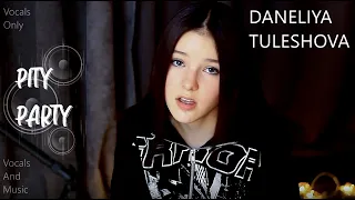 Daneliya Tuleshova. Vocals with & without music + Subs. Pity Party.  V.14