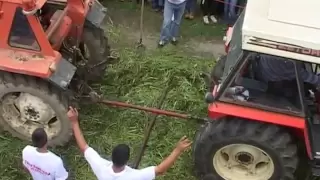 Fiat 580 vs Zetor 6245 Traktorijada Srpska Petrinja 2013