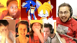Sonic.exe Part 1 (Tails' Demise) REACTION MASHUP