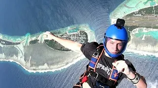 Skydiving over the Maldives 2020