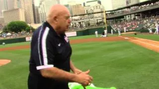 George The Animal Steele 1st Pitch -- June 8, 2014