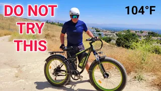 Riding Off road 1000w Senada Viper Full Suspension Ebike