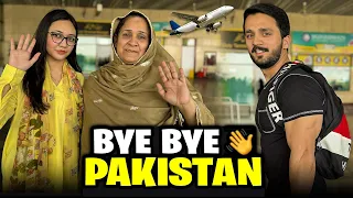 Bye Bye my beautiful family🥹Flight miss hoty hoty bach gai...😱