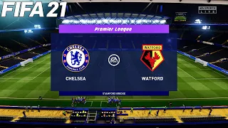 FIFA 21 - Chelsea vs Watford - 21/22 Premier League | Full match & Gameplay