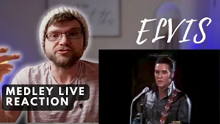 ELVIS PRESLEY - MEDLEY: Heartbreak Hotel / Hound Dog / All Shook Up (Live 1968) | REACTION