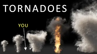 Tornado size comparison 🤯 | animation HD