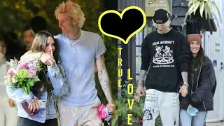 Megan Fox & MGK being adorable for 5 min. STRAIGHT🖤