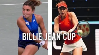 Jasmine Paolini VS Belinda Bencic | Italy VS Switzerland | Billie Jean Cup Finals 2022