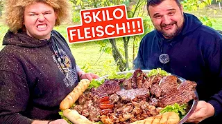 5.00 Kg GRILLTELLER mit @holzkunstscholz grillen --- Klaus grillt