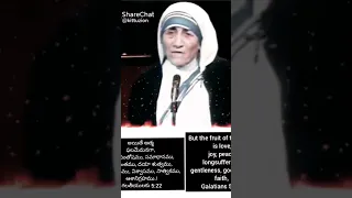 Mother Teresa speech